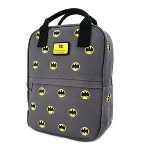 LOUNGEFLY DC COMIC BATMAN 80TH ANN SQUARE BACKPACK